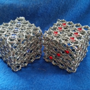 Fuzzy Dice Chainmaille